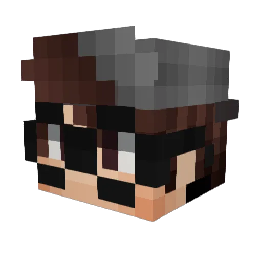 HariDasHirsch Minecraft avatar head, 3D render