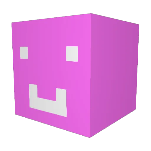 HariValla Minecraft avatar head, 3D render