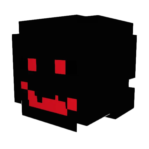 Hariavan Minecraft avatar head, 3D render