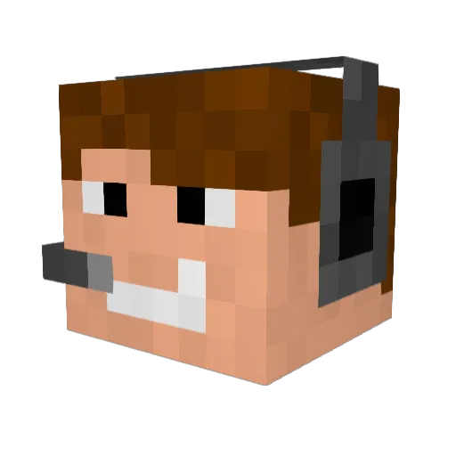 Haribo0211 Minecraft avatar head, 3D render