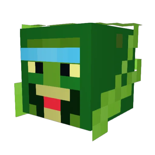 HarigeHarry_2500 Minecraft avatar head, 3D render