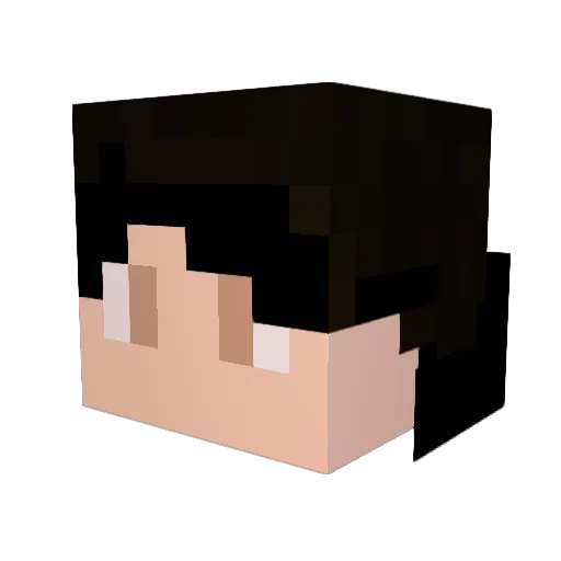 Harike Minecraft avatar head, 3D render