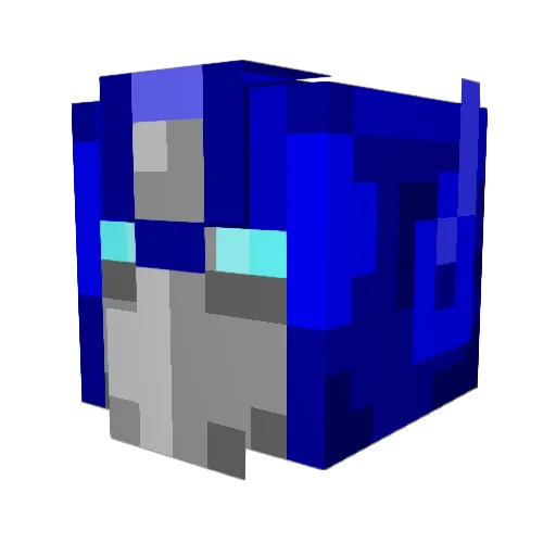 Harikien Minecraft avatar head, 3D render