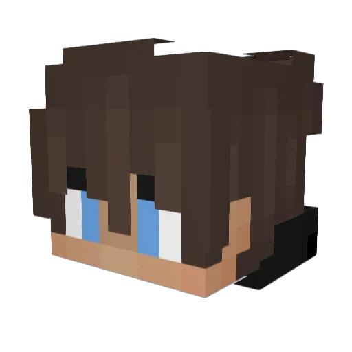 HarisOgrada Minecraft avatar head, 3D render