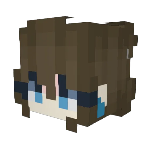 HariszKilz Minecraft avatar head, 3D render