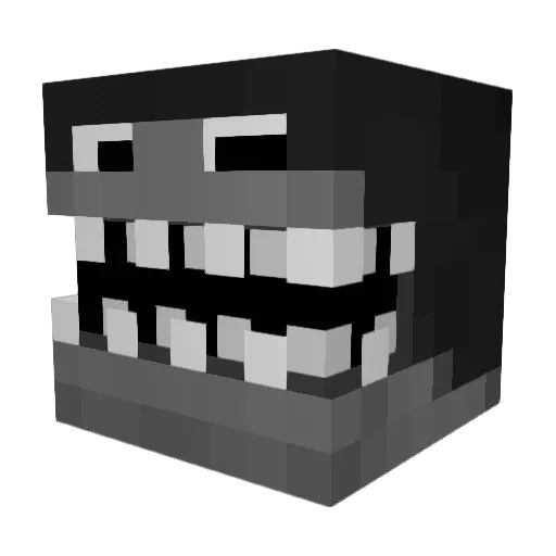 Harizzzzz Minecraft avatar head, 3D render