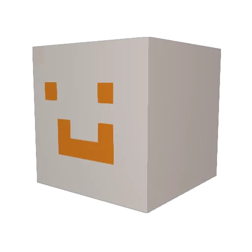 Harkortg Minecraft avatar head, 3D render