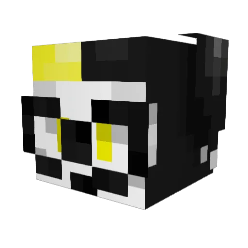 Minecraft-Avatar von Harlequin_Viz: Kopf als 3D-Render