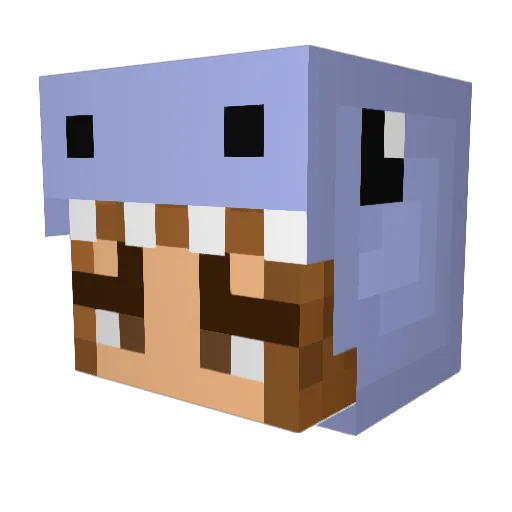 HarleyD2003 Minecraft avatar head, 3D render