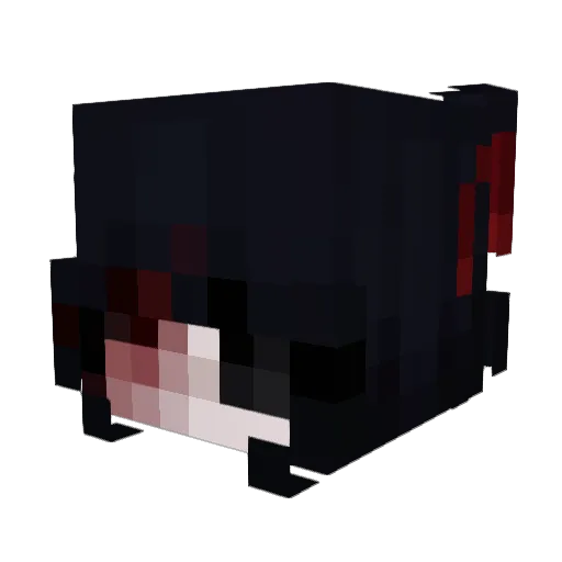 HarleyFInTheChat Minecraft avatar head, 3D render