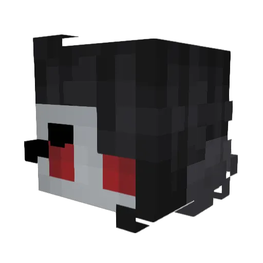 HarleyS1nn Minecraft avatar head, 3D render