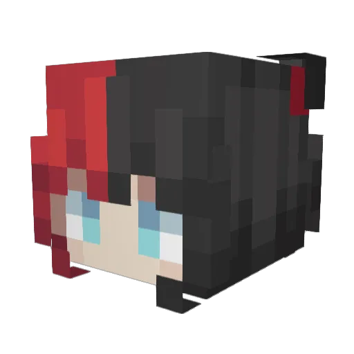 Harley_X3 Minecraft avatar head, 3D render