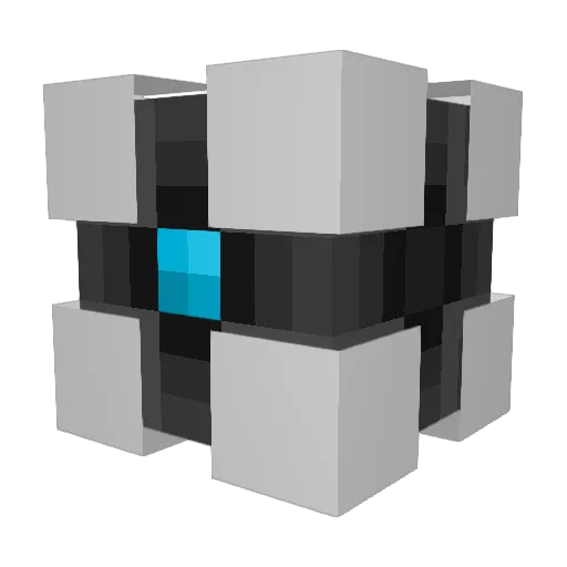 Harluna Minecraft avatar head, 3D render