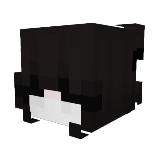 Harluyy Minecraft avatar head, 3D render