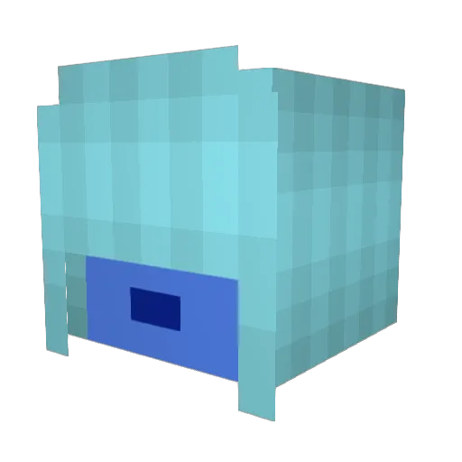 Harm0ny_ Minecraft avatar head, 3D render