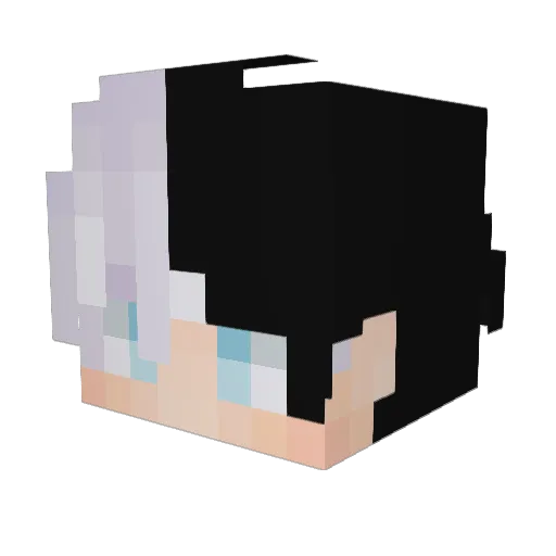 Harmon_beth Minecraft avatar head, 3D render