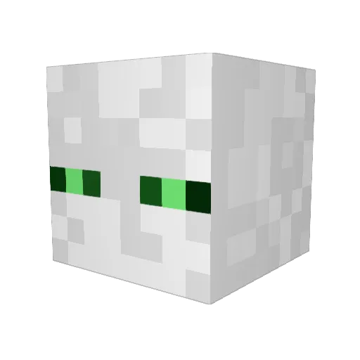 Harmonix0210 Minecraft avatar head, 3D render