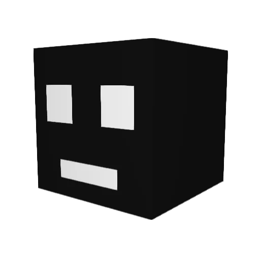 Harmony_P Minecraft avatar head, 3D render