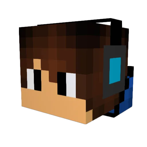 HarobrineHaks Minecraft avatar head, 3D render