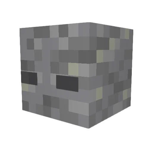 Harodan Minecraft avatar head, 3D render