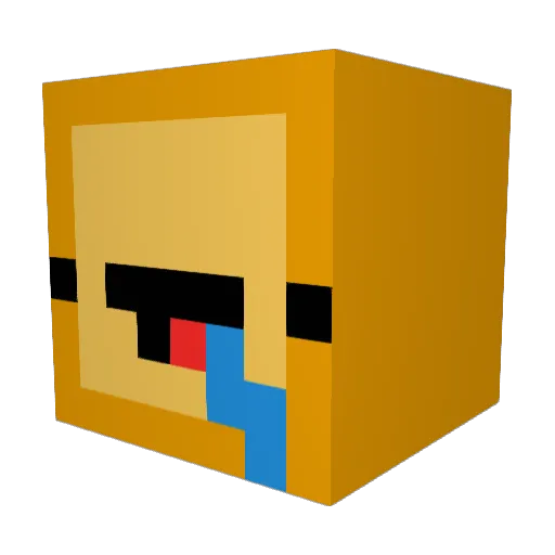 Harokis Minecraft avatar head, 3D render