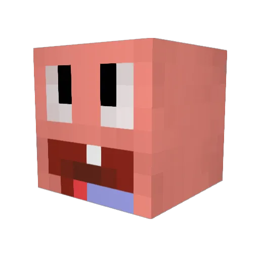 Haroldingo77 Minecraft avatar head, 3D render
