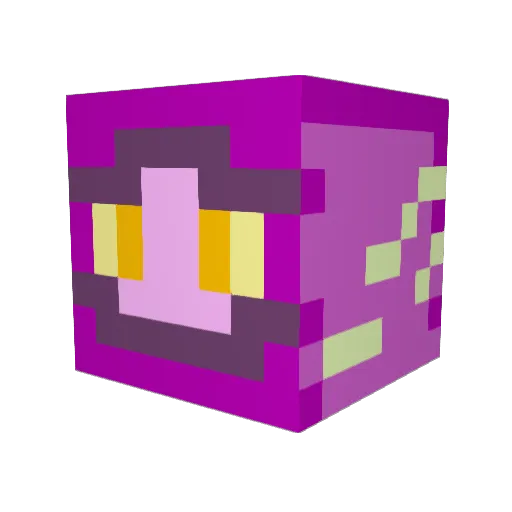 HarpMega Minecraft avatar head, 3D render