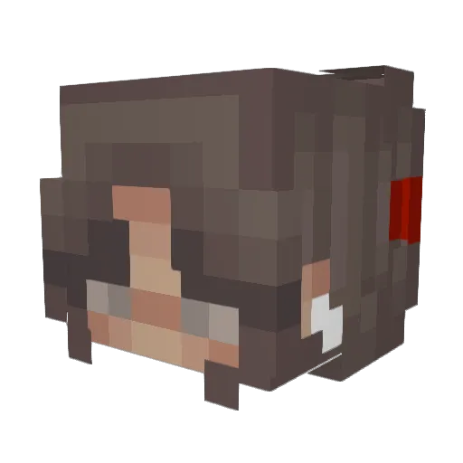 Harperiscool666 Minecraft avatar head, 3D render