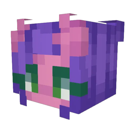 Harpiani7 Minecraft avatar head, 3D render