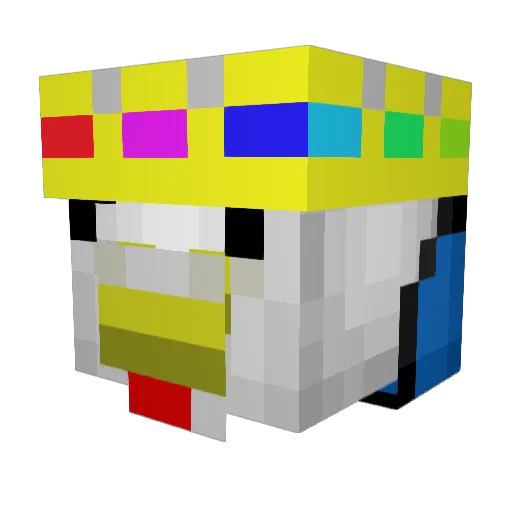 Harra_JuJuust Minecraft avatar head, 3D render