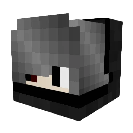Harraldt_03 Minecraft avatar head, 3D render