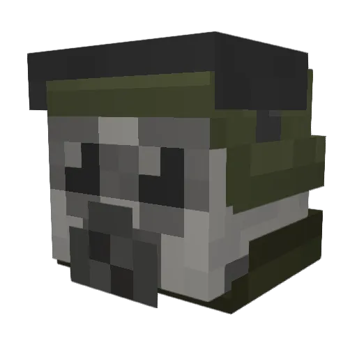 Harri0806 Minecraft avatar head, 3D render