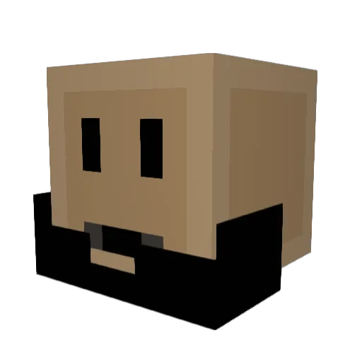 HarrisKCP Minecraft avatar head, 3D render