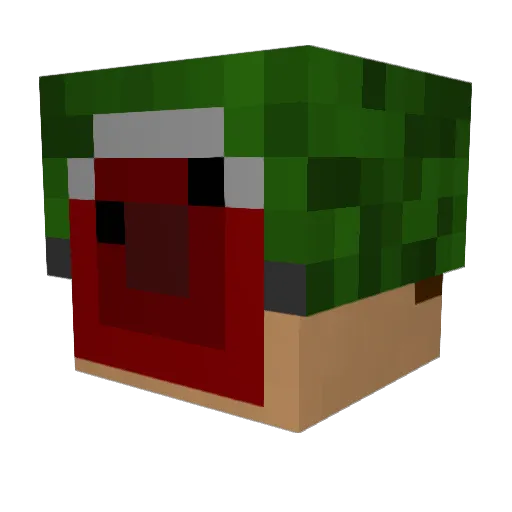 HarrisLewis Minecraft avatar head, 3D render