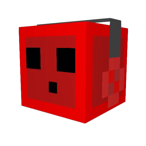 HarrisMalone Minecraft avatar head, 3D render