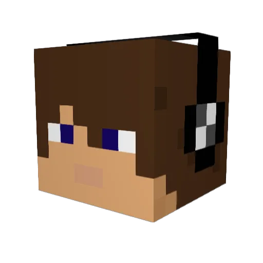 HarrisNiko44 Minecraft avatar head, 3D render