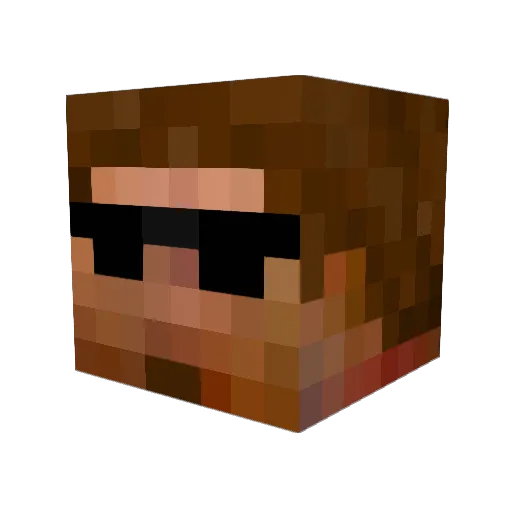 Harrison013 Minecraft avatar head, 3D render