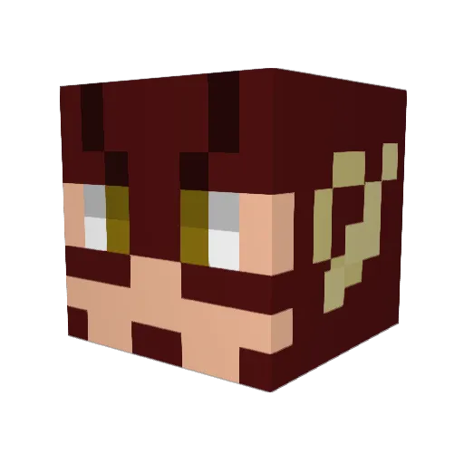 Harrison662 Minecraft avatar head, 3D render