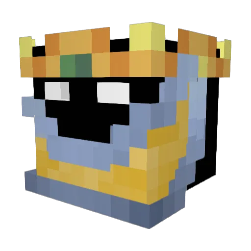 HarrisonMan Minecraft avatar head, 3D render