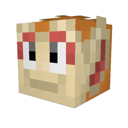 HarrisonTrathen Minecraft avatar head, 3D render