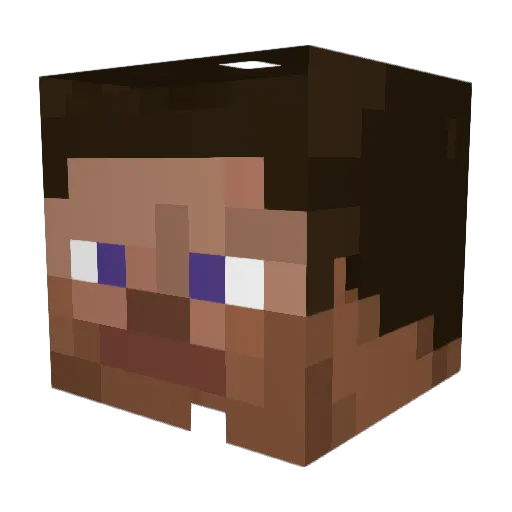 Harrison_xnopyt Minecraft avatar head, 3D render