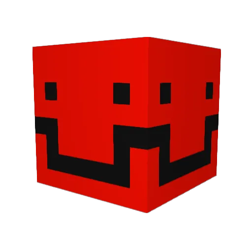 Harrixhh Minecraft avatar head, 3D render