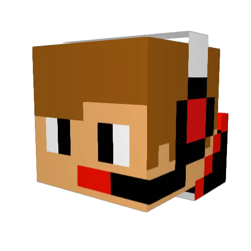 Harry11194 Minecraft avatar head, 3D render