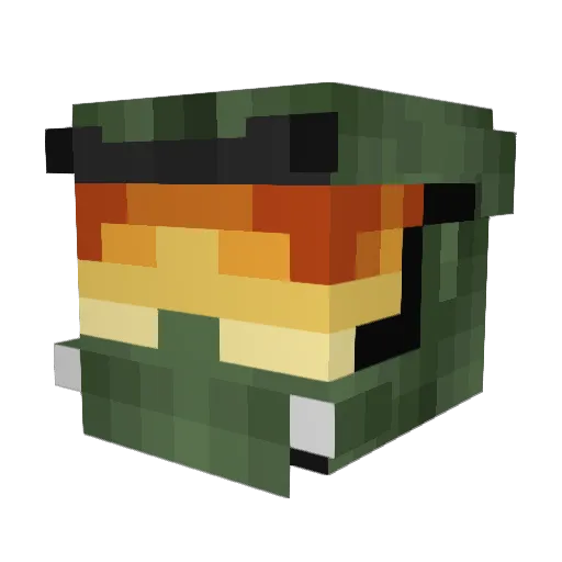 Harry432 Minecraft avatar head, 3D render