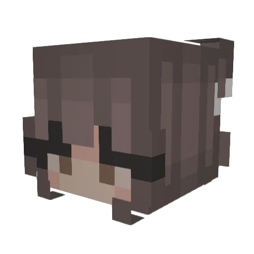 HarryAnnous Minecraft avatar head, 3D render
