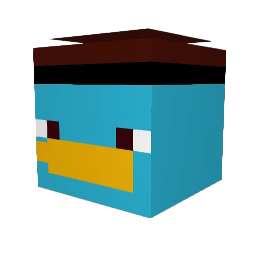 HarryBarryFTW Minecraft avatar head, 3D render
