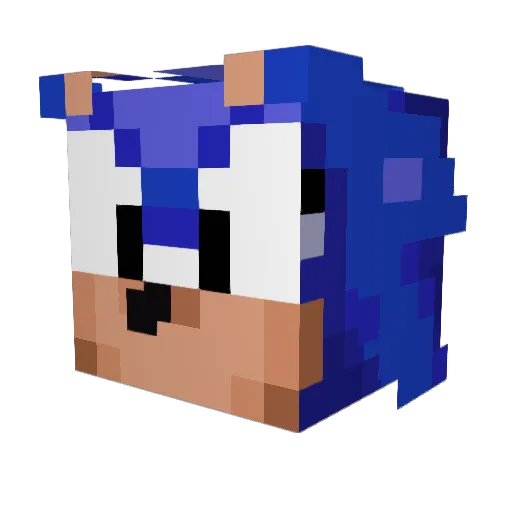 HarryC99 Minecraft avatar head, 3D render