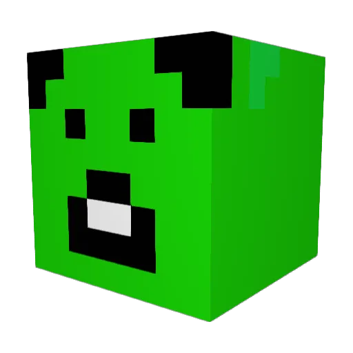 HarryCrumb Minecraft avatar head, 3D render