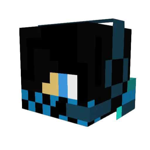 HarryGarry04 Minecraft avatar head, 3D render