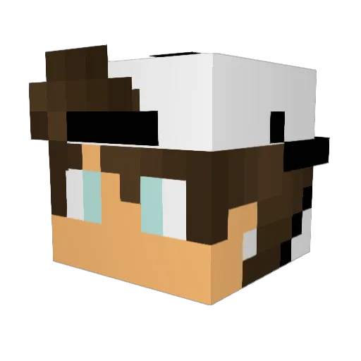 HarryGoldwurst Minecraft avatar head, 3D render